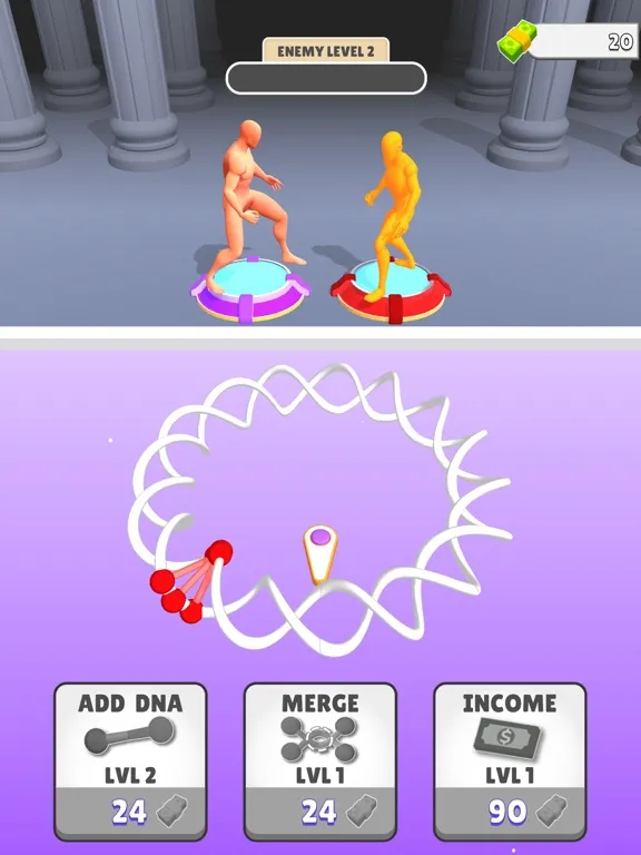Captures d'écran de DNA Evolve Clicker iPad 