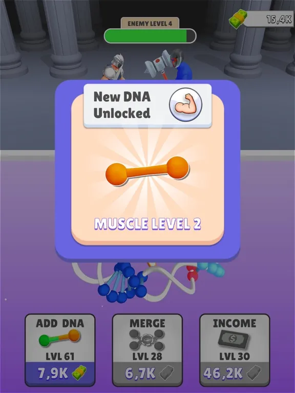 Captures d'écran de DNA Evolve Clicker iPad 