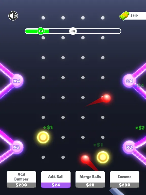 Ảnh chụp màn hình của Pop Bumpers iPad 