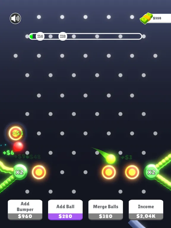 Ảnh chụp màn hình của Pop Bumpers iPad 