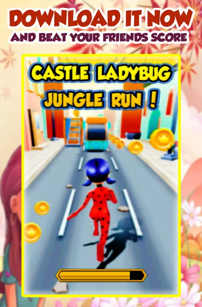 Zrzuty ekranu Castle Ladybug Jungle Run