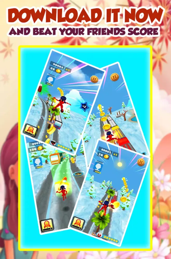 Zrzuty ekranu Castle Ladybug Jungle Run