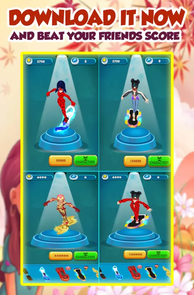 Zrzuty ekranu Castle Ladybug Jungle Run