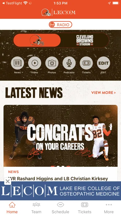 Capturas de pantalla de Cleveland Browns