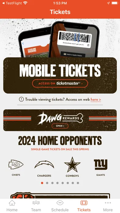 Capturas de pantalla de Cleveland Browns
