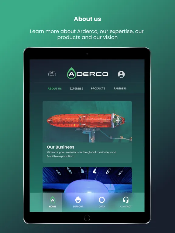Screenshot di Aderco Marine iPad 