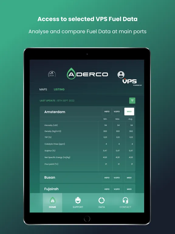Screenshot di Aderco Marine iPad 