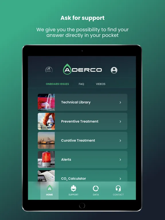 Screenshot di Aderco Marine iPad 