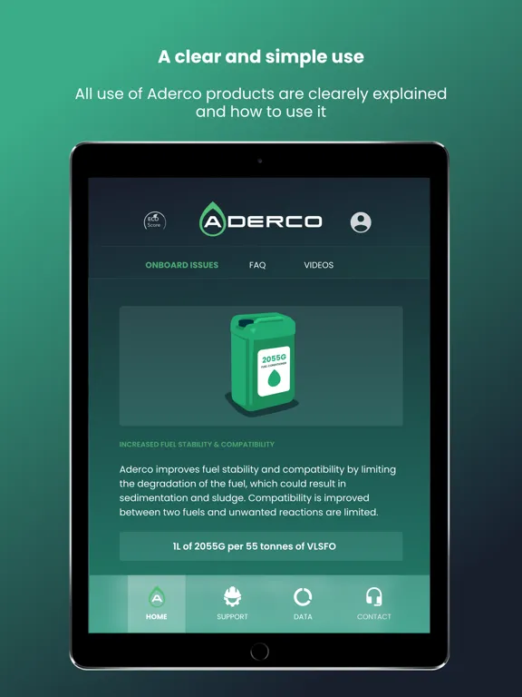 Screenshot di Aderco Marine iPad 