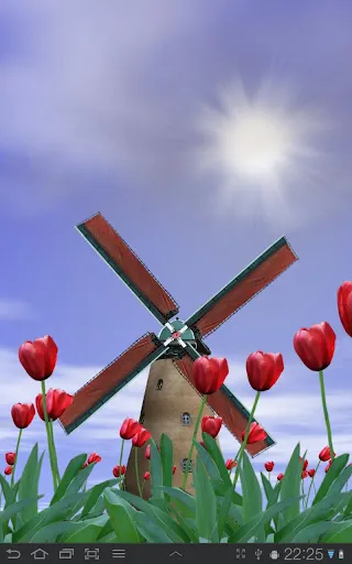 Captures d'écran de Tulip Windmill Live Wallpaper