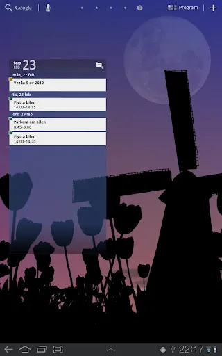 Captures d'écran de Tulip Windmill Live Wallpaper