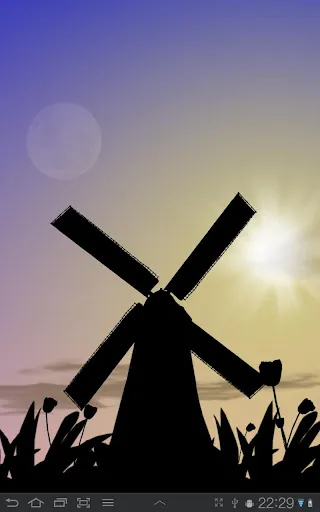 Captures d'écran de Tulip Windmill Live Wallpaper