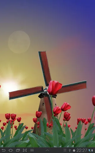 Captures d'écran de Tulip Windmill Live Wallpaper