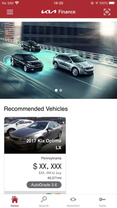 Capturas de pantalla de Kia Finance Dealer Direct