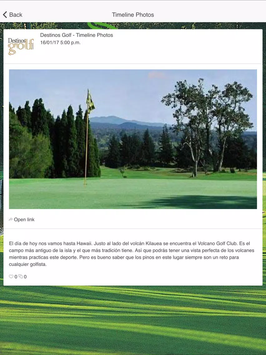 تصاویر Destinos Golf iPad 