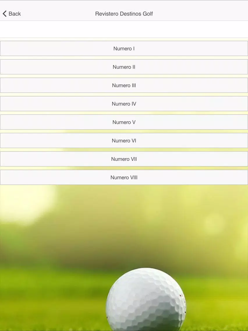 تصاویر Destinos Golf iPad 