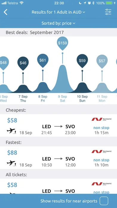 FlyCheaper Screenshots