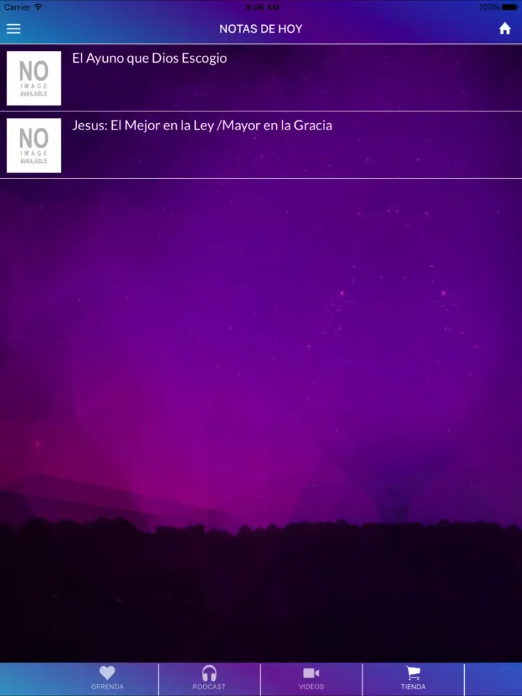 Auditorio de la Fe iPad  Screenshots