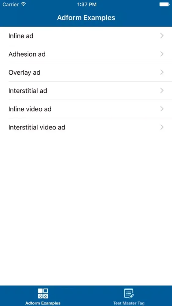 Adform Publisher App スクリーンショット
