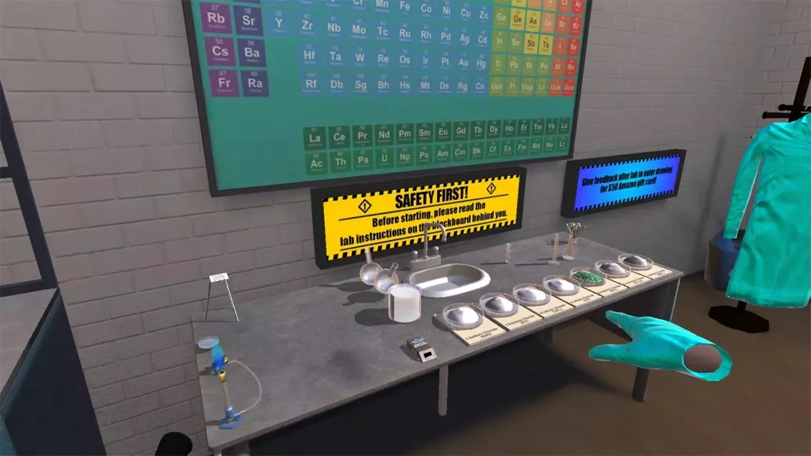 Zrzuty ekranu ADG Chem Lab Hero- Demo
