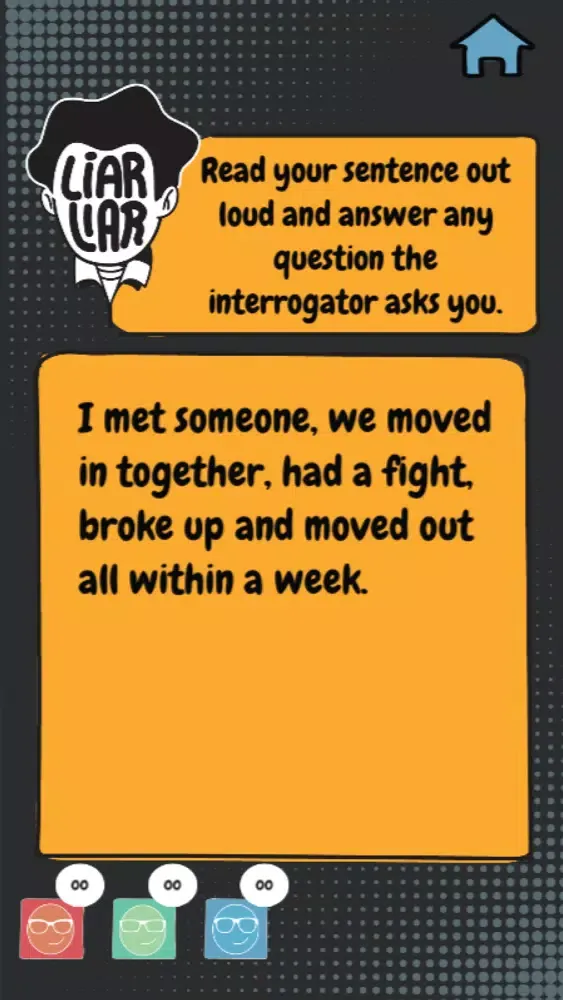 Ảnh chụp màn hình của Liar Liar! Game of Deception.