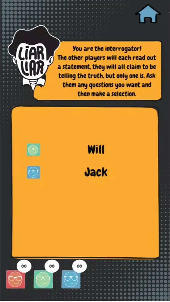 Ảnh chụp màn hình của Liar Liar! Game of Deception.