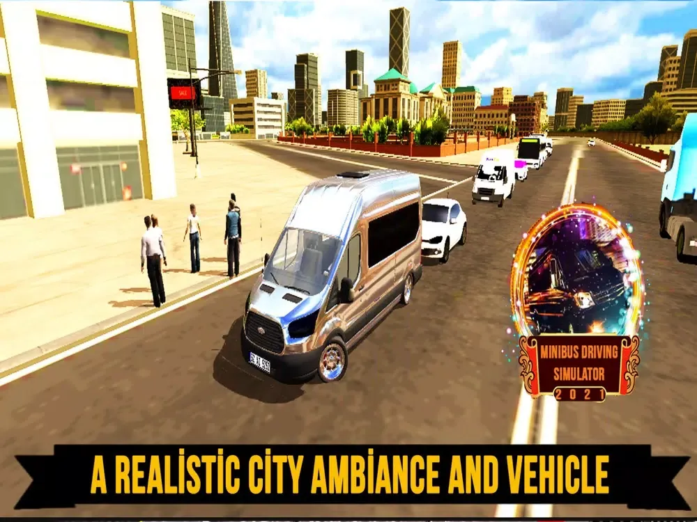 Minibus driving simulator 2021 iPad  Screenshots