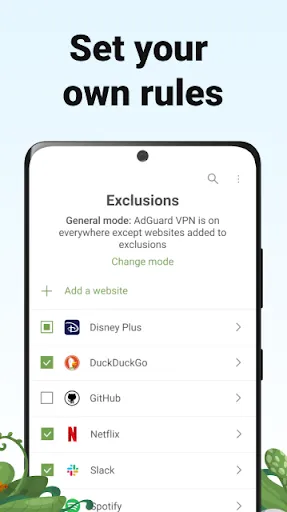 Скриншоты AdGuard VPN — private proxy