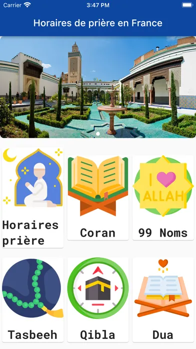 Adhan France Horaires prières Screenshots