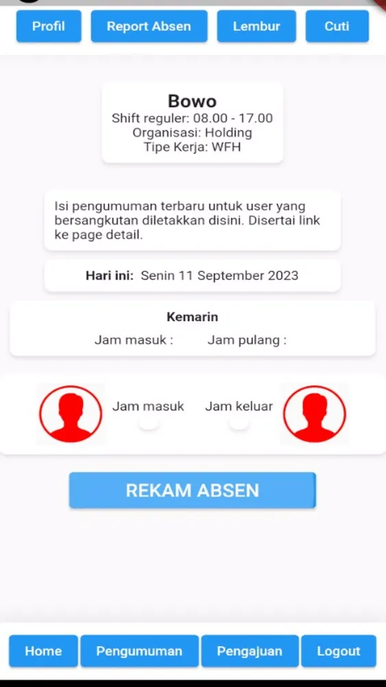 Tangkapan layar Adhimix Yuk Absen
