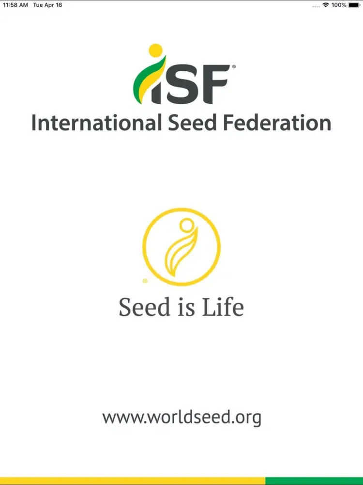 ISF World Seed Congress iPad  سکرین شاٹس