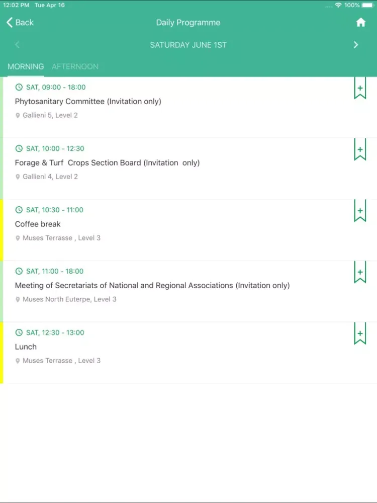 ISF World Seed Congress iPad  سکرین شاٹس