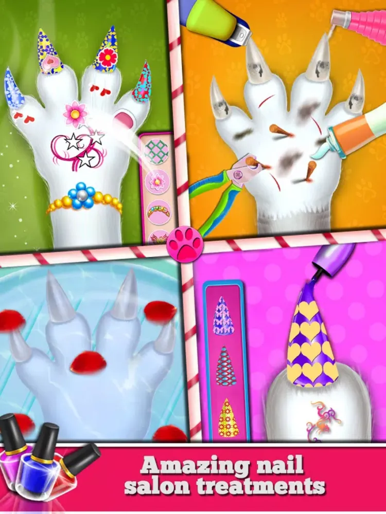 Zrzuty ekranu Kitty Fancy Nail Salon iPad 