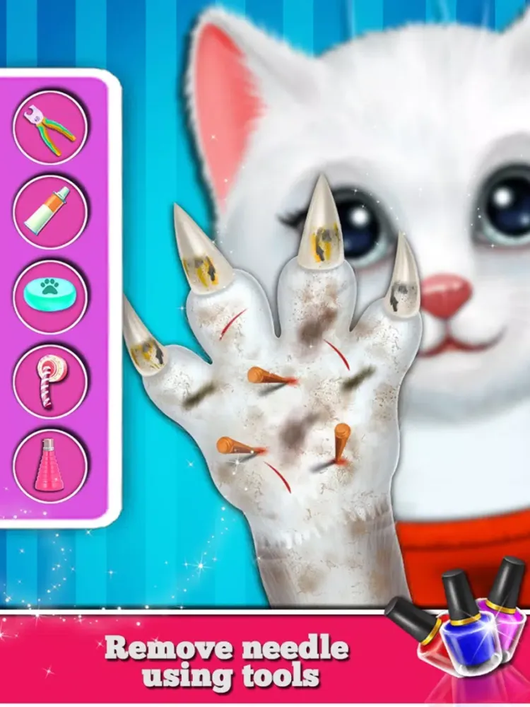 Zrzuty ekranu Kitty Fancy Nail Salon iPad 