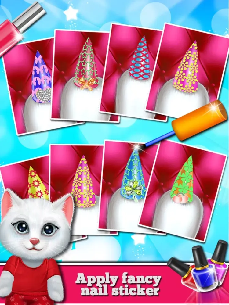 Zrzuty ekranu Kitty Fancy Nail Salon iPad 