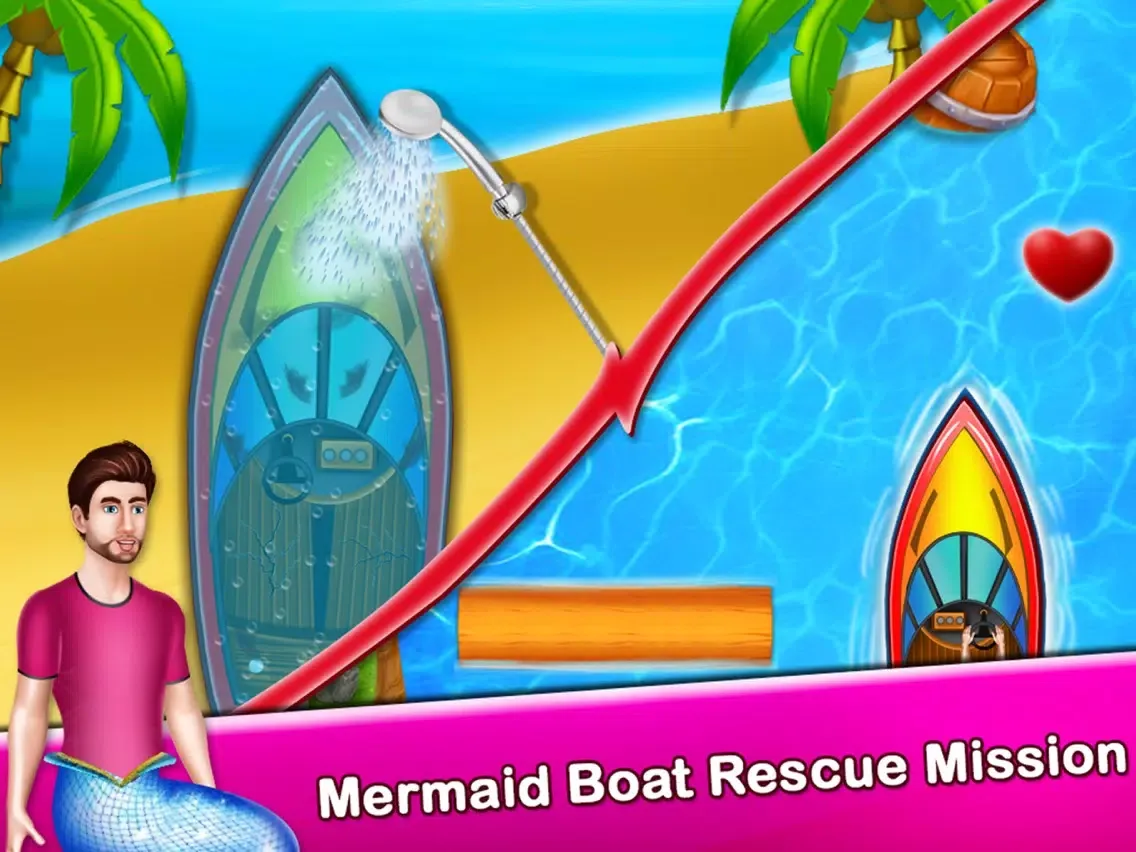 Zrzuty ekranu Mermaid Rescue Love Story 4 iPad 