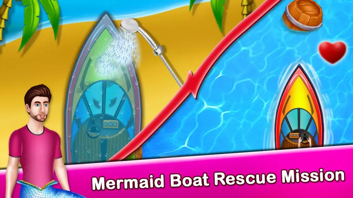 Zrzuty ekranu Mermaid Rescue Love Story 4