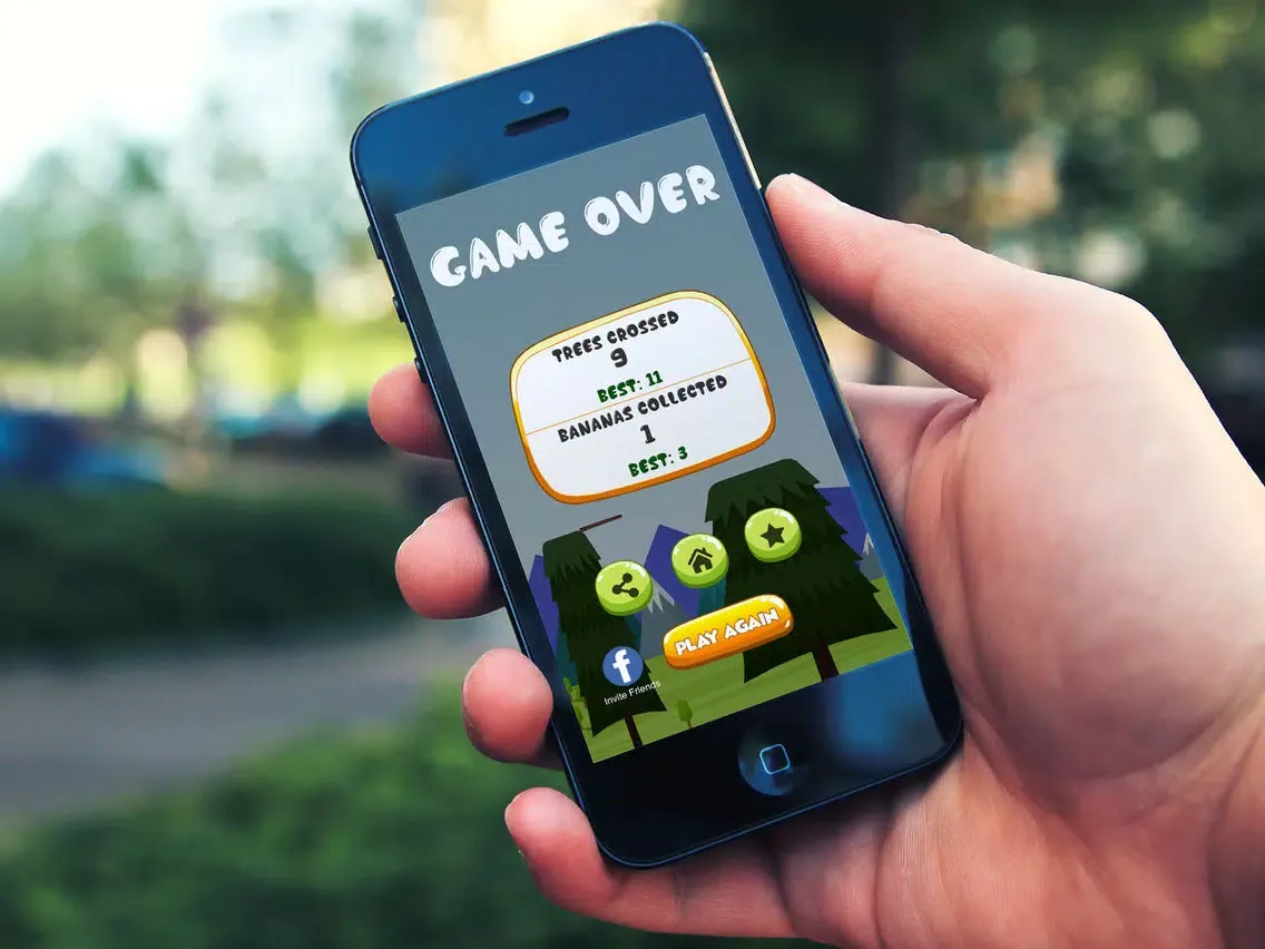 Ảnh chụp màn hình của Monkey Stick Crossing iPad 