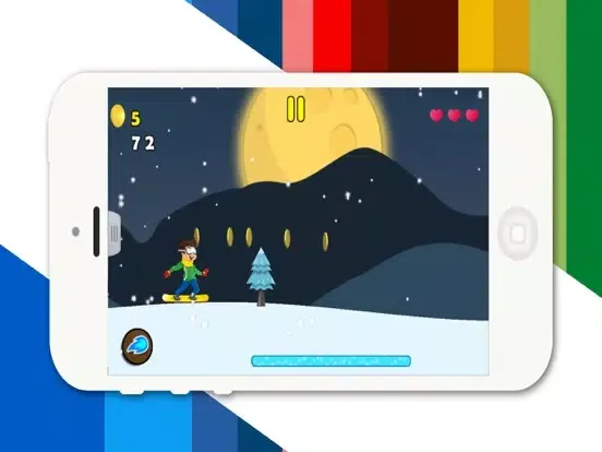 Ski Safari : A Downhill SnowBoard iStunt Game iPad  স্ক্রিনশট