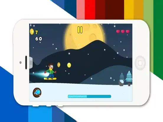 Ski Safari : A Downhill SnowBoard iStunt Game iPad  স্ক্রিনশট