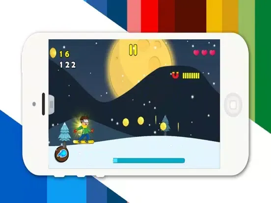 Ski Safari : A Downhill SnowBoard iStunt Game iPad  স্ক্রিনশট