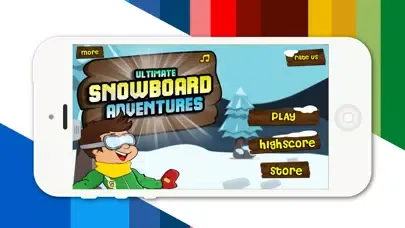 Ski Safari : A Downhill SnowBoard iStunt Game স্ক্রিনশট