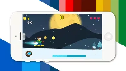 Ski Safari : A Downhill SnowBoard iStunt Game স্ক্রিনশট