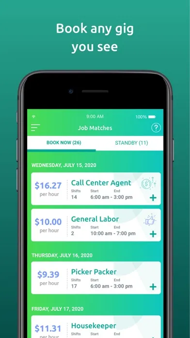 Скриншоты Adia – Jobs on Demand