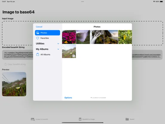 صور Base64 Image Converter iPad 