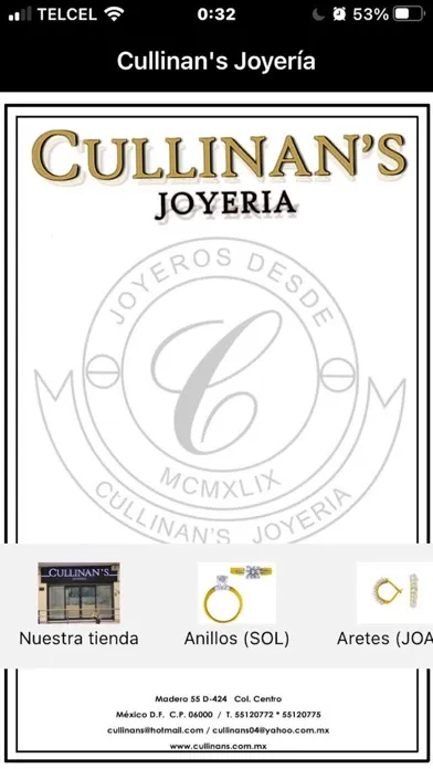 CULLINAN´S JOYERIA স্ক্রিনশট