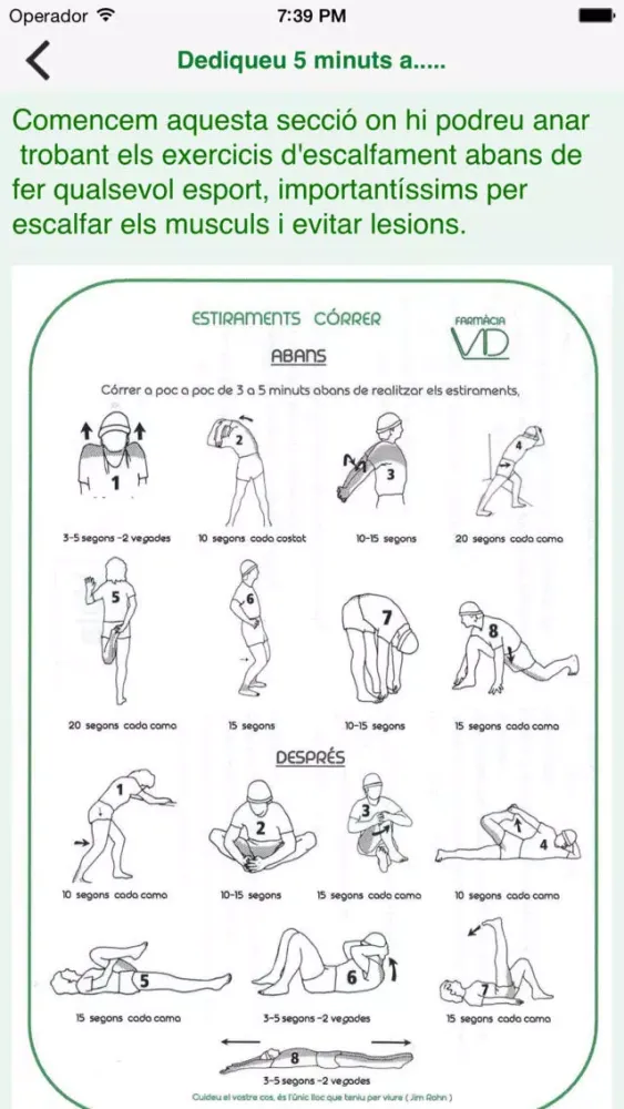 Capturas de tela do Farmàcia Vidal Delclòs