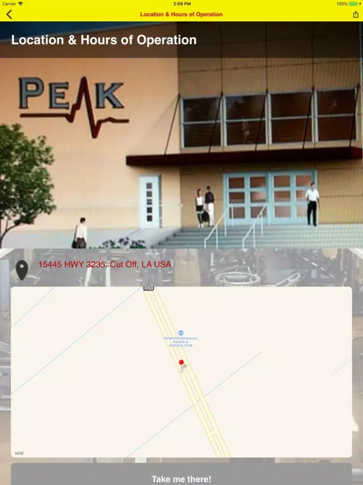 Peak Performance Health & Athl iPad  Screenshots