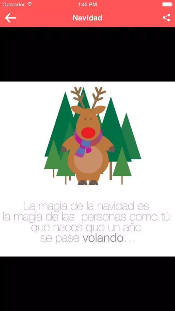 Tangkapan layar Feliz Navidapp