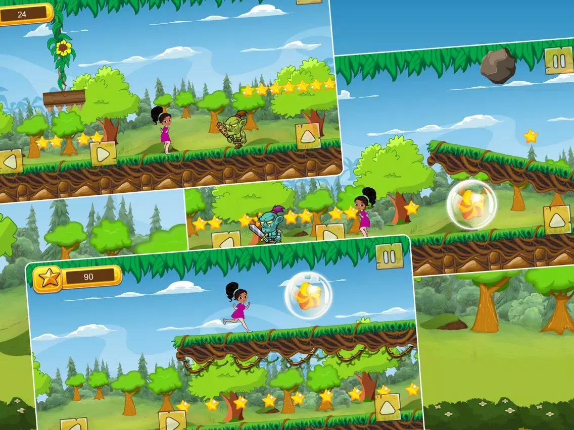 The Princess World Run iPad  Screenshots